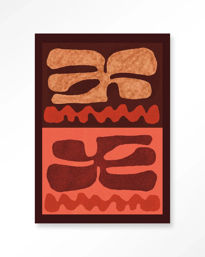 Groovy Neutral - Moderne Wanddecoratie | Artprint, Glass Art & Wandkleed