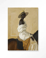 Horseriding Lady - Moderne Wanddecoratie | Artprint, Glass Art & Wandkleed