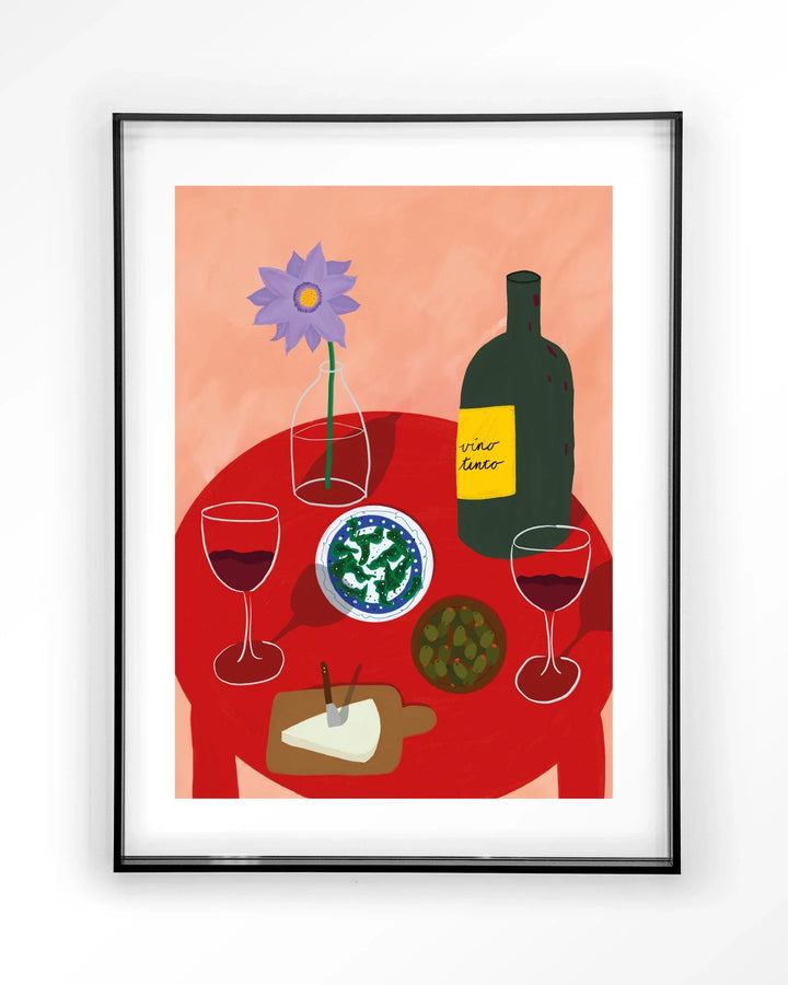 Tinto Evening - Moderne Wanddecoratie | Artprint, Glass Art & Wandkleed