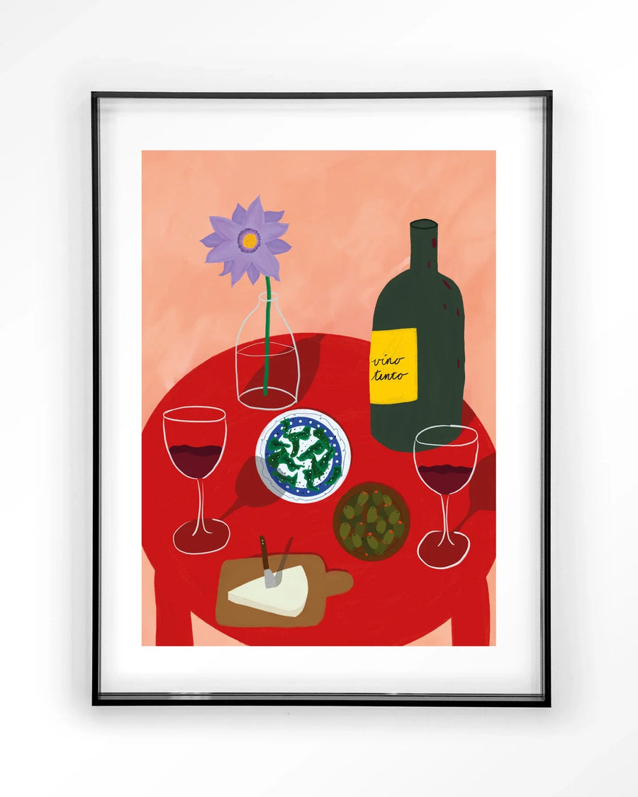 Tinto Evening - Moderne Wanddecoratie | Artprint, Glass Art & Wandkleed