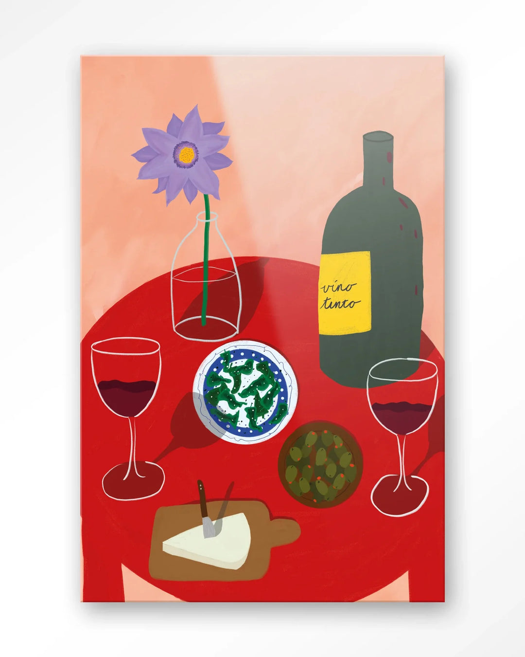 Tinto Evening - Moderne Wanddecoratie | Artprint, Glass Art & Wandkleed