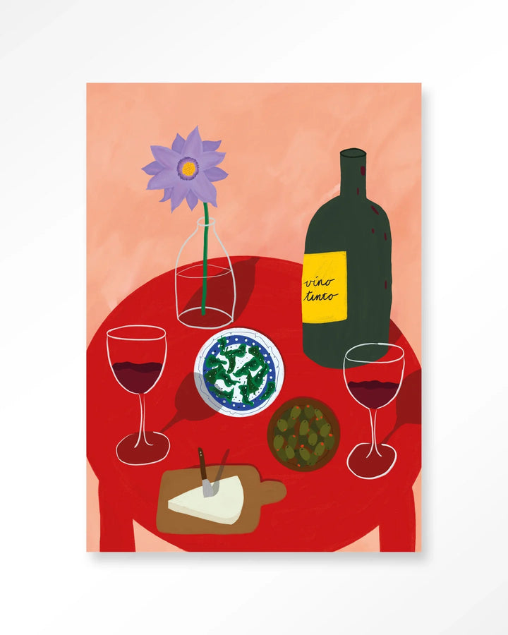 Tinto Evening - Moderne Wanddecoratie | Artprint, Glass Art & Wandkleed