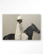 Beige Rider - Moderne Wanddecoratie | Artprint, Glass Art & Wandkleed