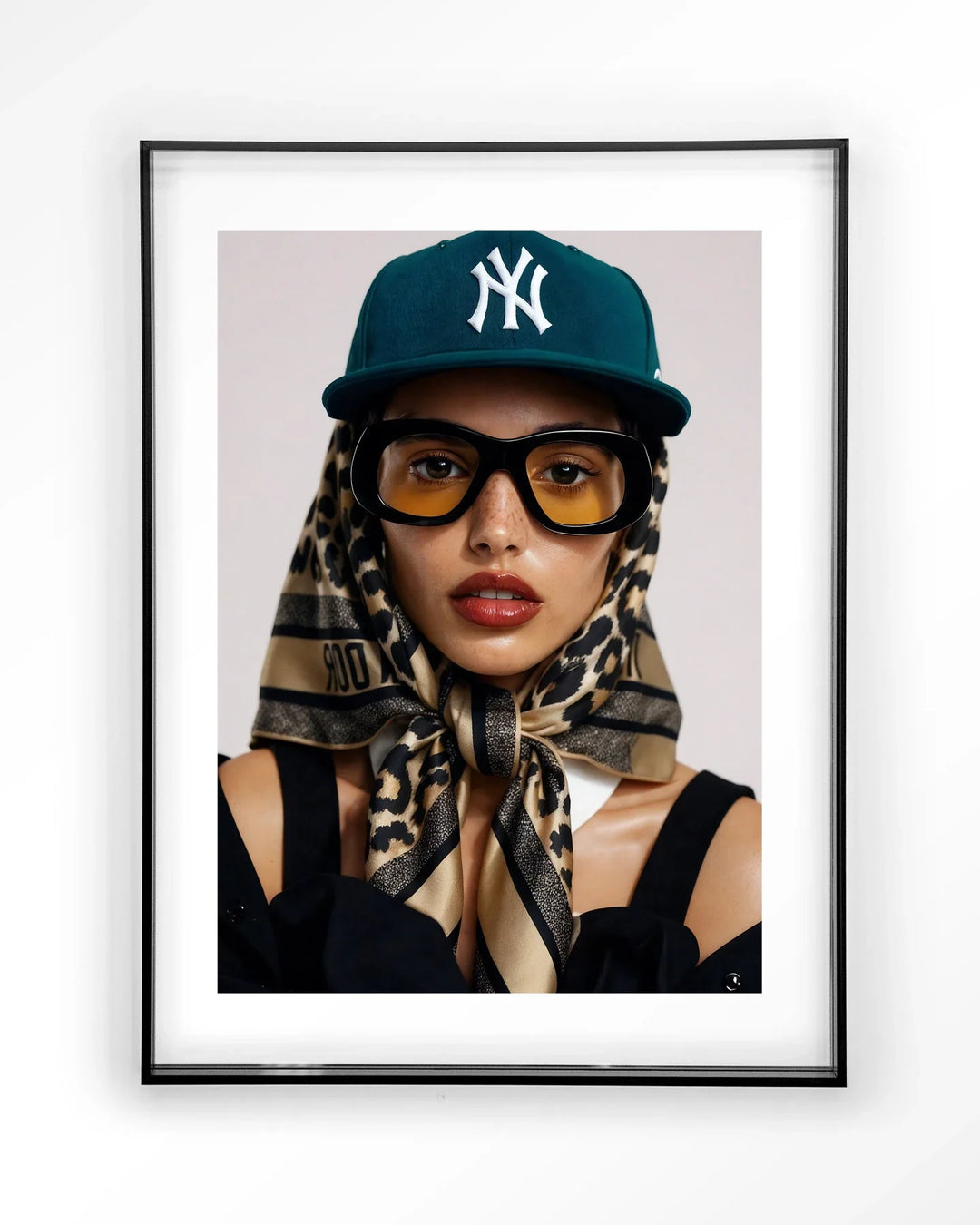 Cool Girl - Moderne Wanddecoratie | Artprint, Glass Art & Wandkleed
