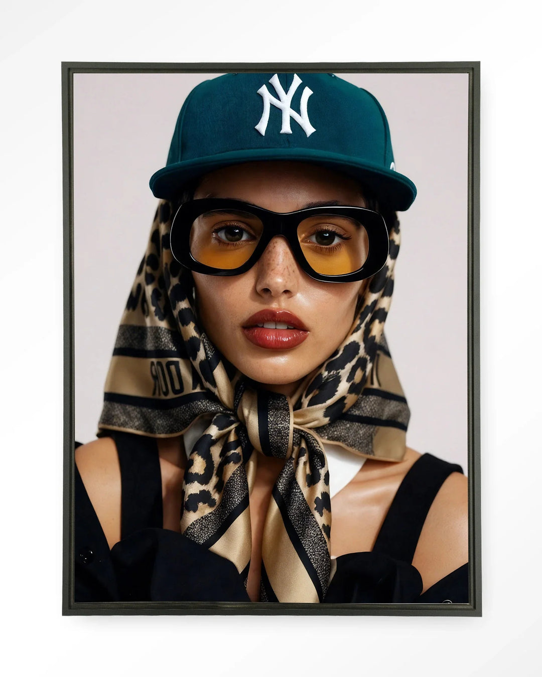 Cool Girl - Moderne Wanddecoratie | Artprint, Glass Art & Wandkleed