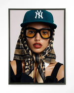Cool Girl - Moderne Wanddecoratie | Artprint, Glass Art & Wandkleed
