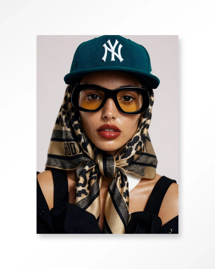 Cool Girl - Moderne Wanddecoratie | Artprint, Glass Art & Wandkleed
