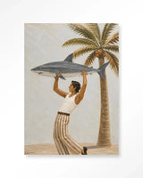 Baby Shark - Moderne Wanddecoratie | Artprint, Glass Art & Wandkleed