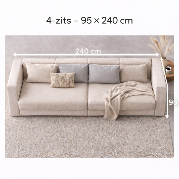 SEVN Veronique – Modulaire Design Bank losse modules-zelf samenstellen