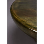 Lage ronde salontafel Dutchbone Mush van opzij