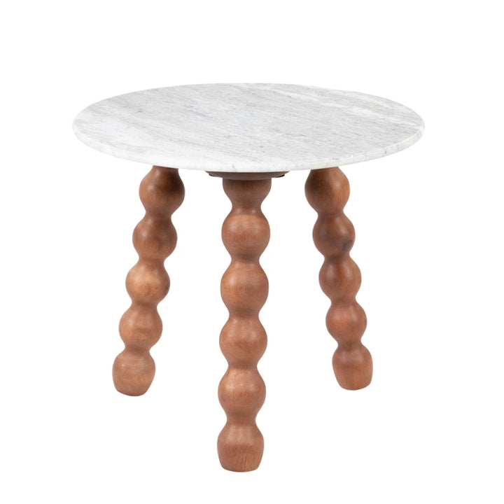 Nelo Tafel – Salontafel & Bijzettafel | Mango Hout & Marmer