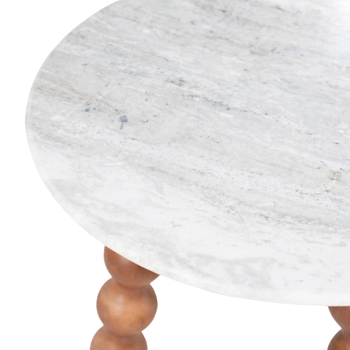 Nelo Tafel – Salontafel & Bijzettafel | Mango Hout & Marmer