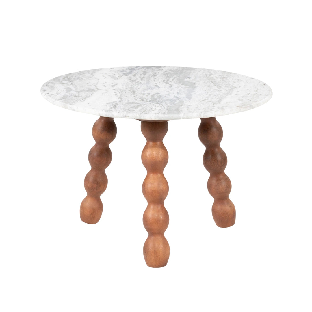 Nelo Tafel – Salontafel & Bijzettafel | Mango Hout & Marmer