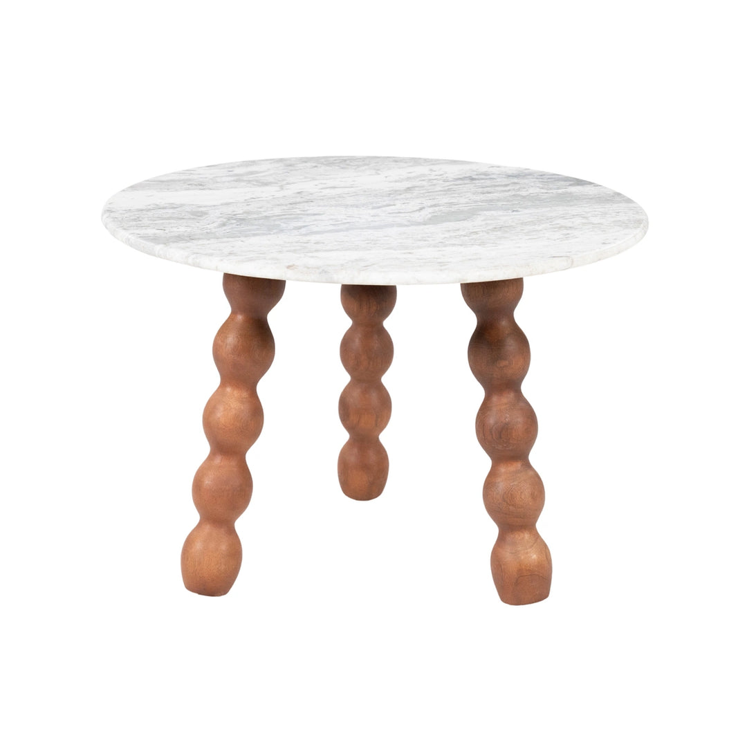 Nelo Tafel – Salontafel & Bijzettafel | Mango Hout & Marmer