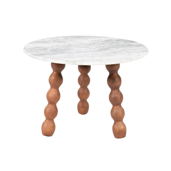 Nelo Tafel – Salontafel & Bijzettafel | Mango Hout & Marmer