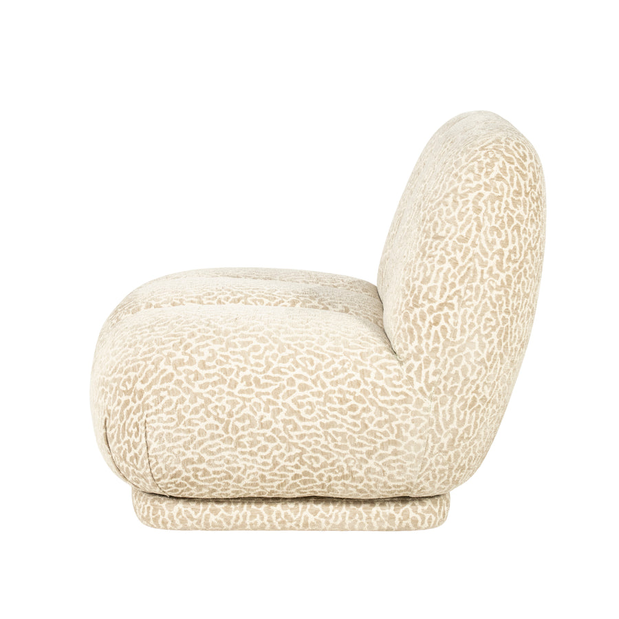 Catwalk Panter Fauteuil Bruin – Stof Roar Lounge Chair