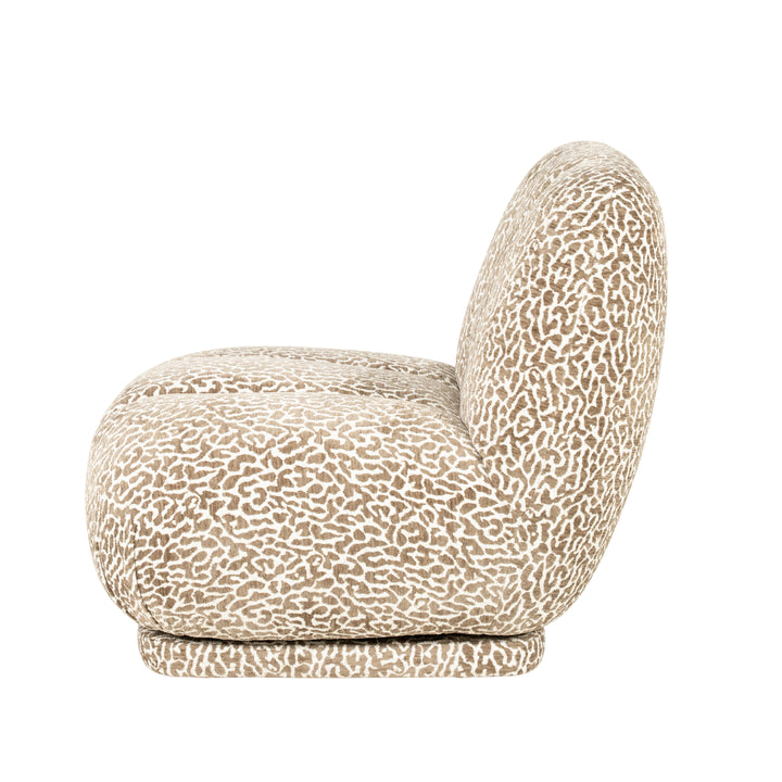 Catwalk Panter Fauteuil Bruin – Stof Roar Lounge Chair