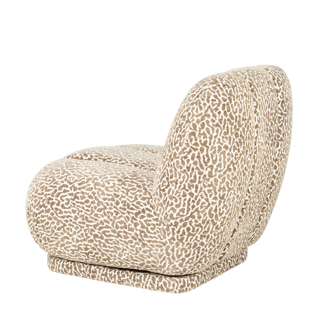 Catwalk Panter Fauteuil Bruin – Stof Roar Lounge Chair