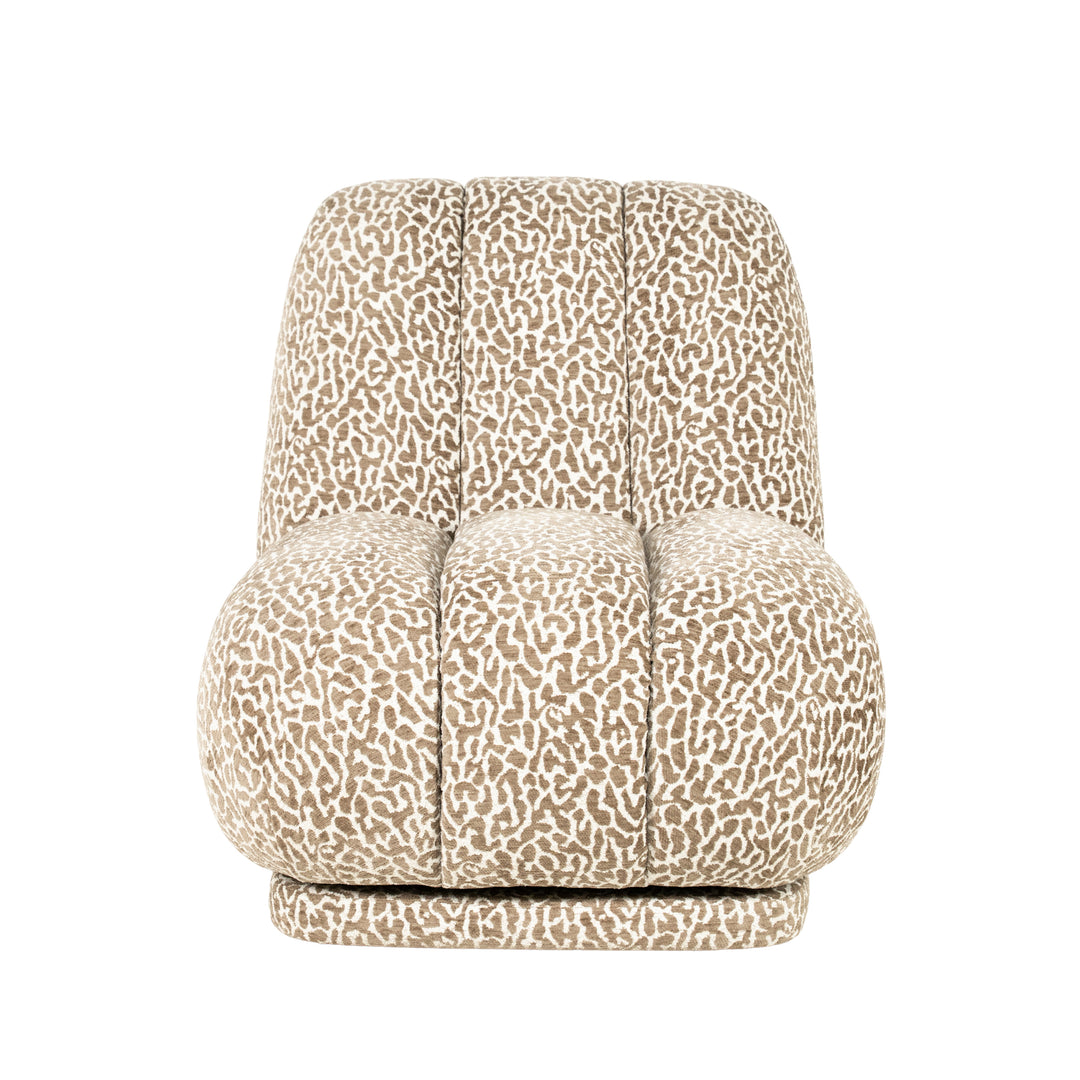 Catwalk Panter Fauteuil Bruin – Stof Roar Lounge Chair