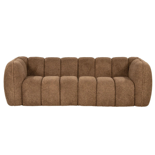 Cubetto Bank – Mustard, Taupe & Bruin | Design 3-Zits Bank