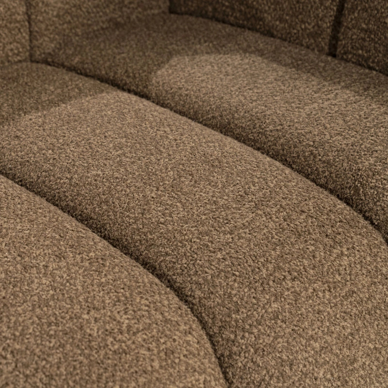 Cubetto Bank – Mustard, Taupe & Bruin | Design 3-Zits Bank