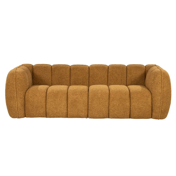 Cubetto Bank – Mustard, Taupe & Bruin | Design 3-Zits Bank