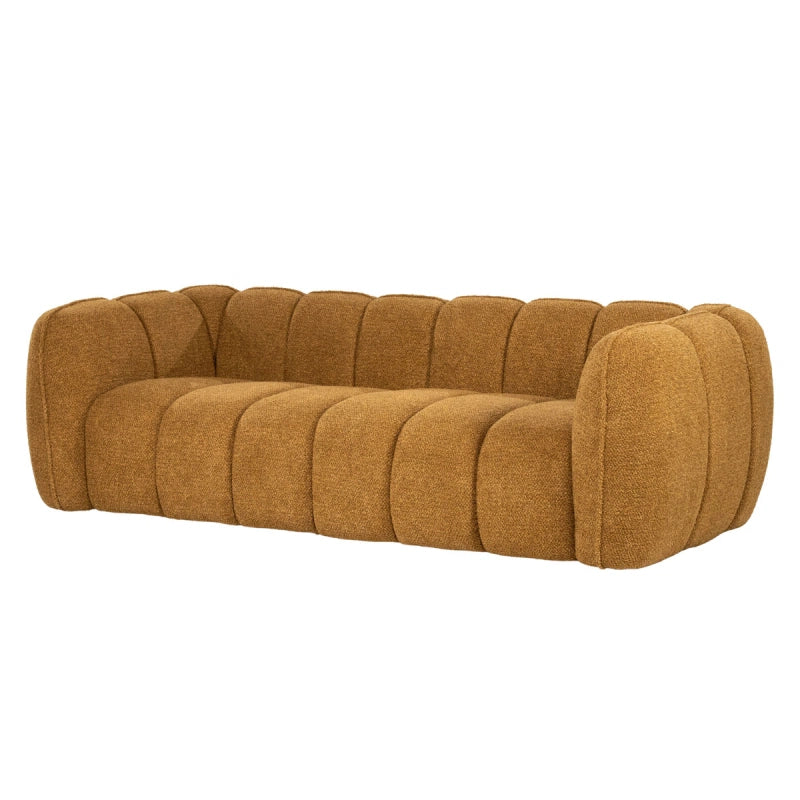 Cubetto Bank – Mustard, Taupe & Bruin | Design 3-Zits Bank