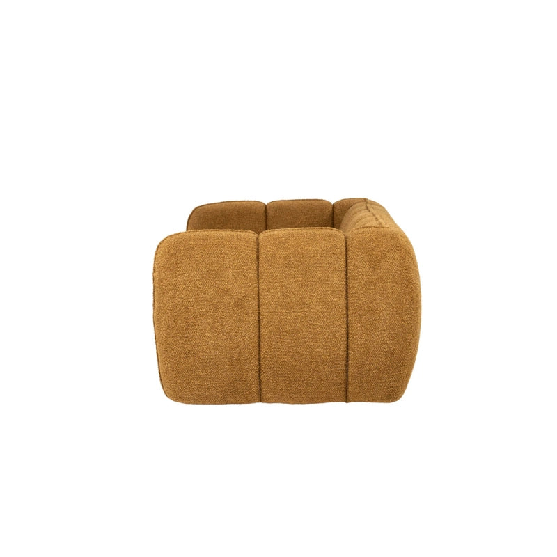 Cubetto Bank – Mustard, Taupe & Bruin | Design 3-Zits Bank