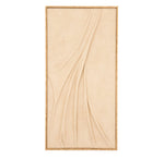 Veck Wanddecoratie – Beige & Caramel | 70x140 & 90x120 cm