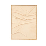 Veck Wanddecoratie – Beige & Caramel | 70x140 & 90x120 cm