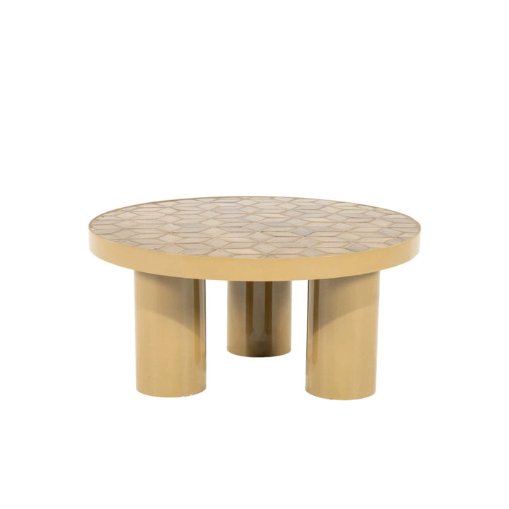 Patterna Salontafel – Bruin & Groen | Keramiek Design Tafel