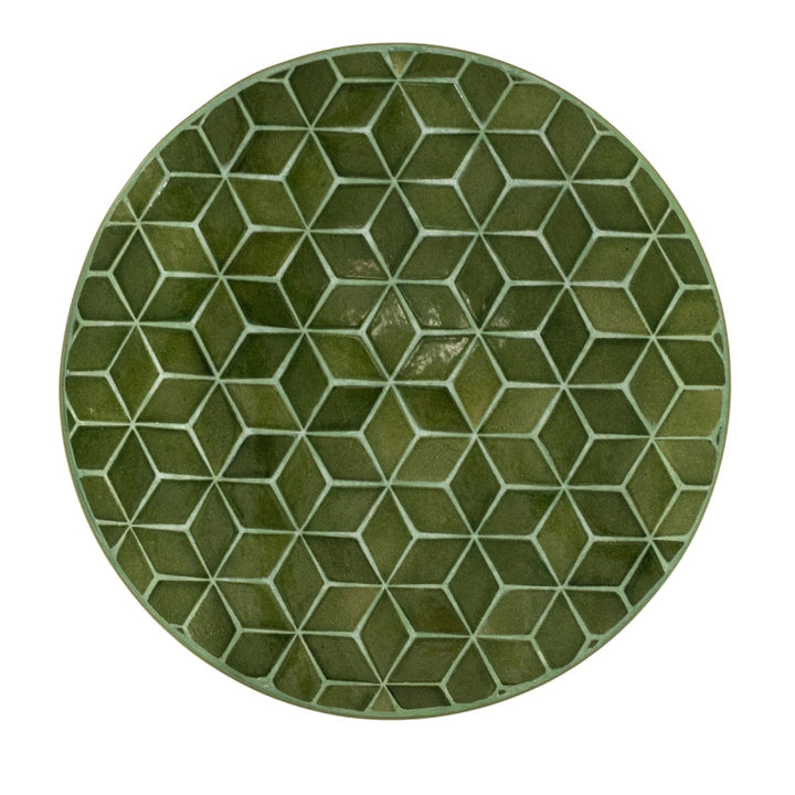 Patterna Salontafel – Bruin & Groen | Keramiek Design Tafel