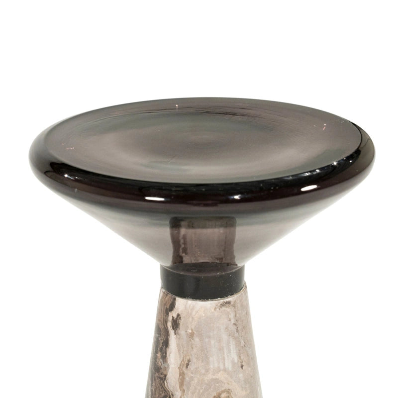 Sereno Bijzettafel Scuro – Marmer & Glas | Luxe Design