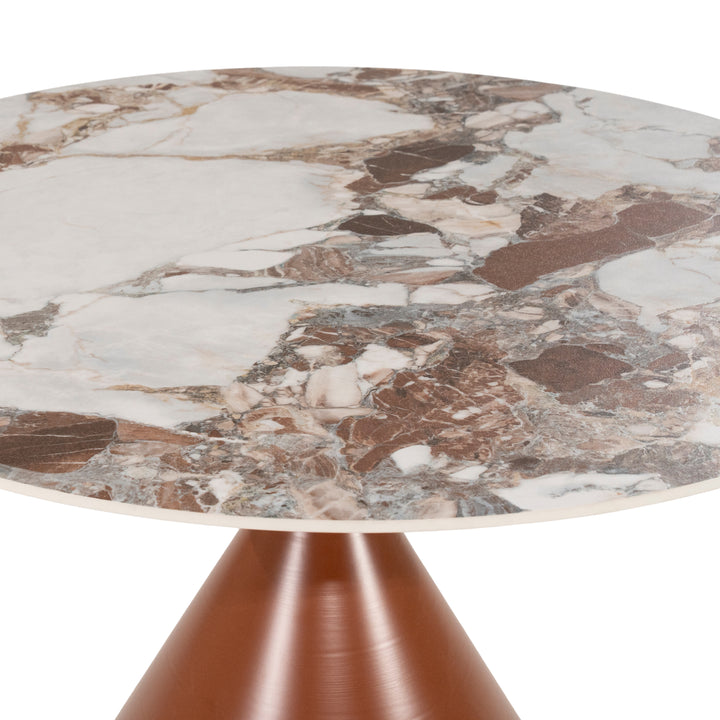 Roka Eettafel Rond 120 cm – Sintered Stone & Metaal | Design Tafel