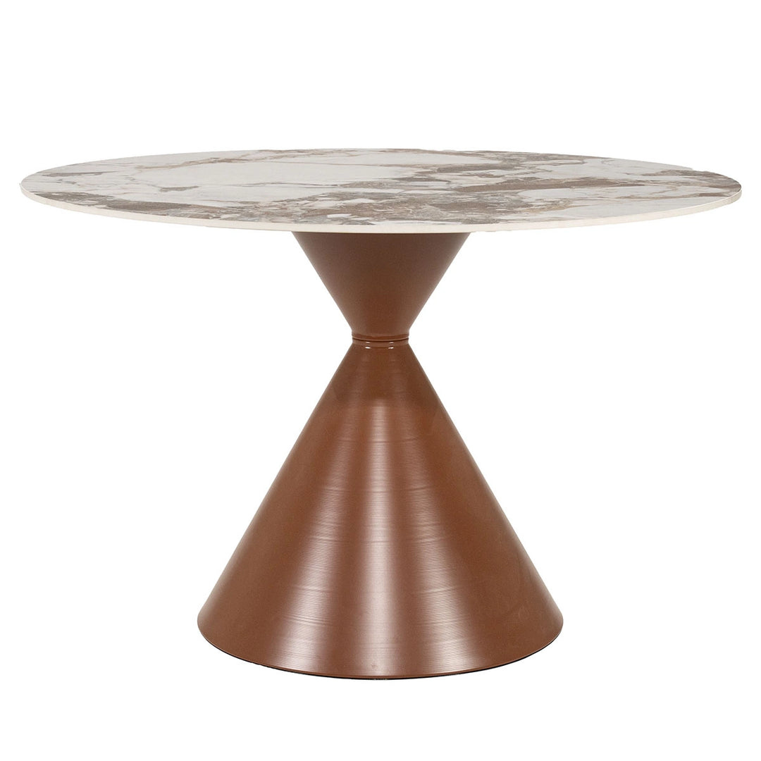 Roka Eettafel Rond 120 cm – Sintered Stone & Metaal | Design Tafel