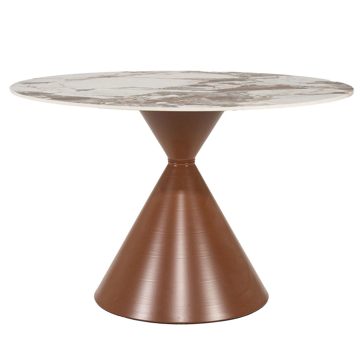 Roka Eettafel Rond 120 cm – Sintered Stone & Metaal | Design Tafel