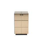 Flectron Tafel – Salontafel & Bijzettafel | Bruin Spiegelglas