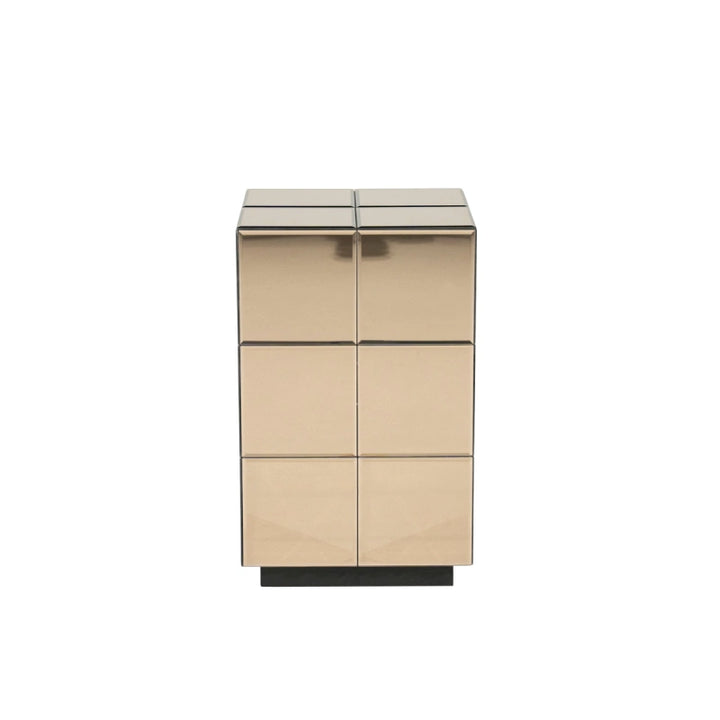 Flectron Tafel – Salontafel & Bijzettafel | Bruin Spiegelglas