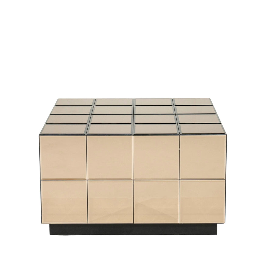 Flectron Tafel – Salontafel & Bijzettafel | Bruin Spiegelglas