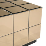 Flectron Tafel – Salontafel & Bijzettafel | Bruin Spiegelglas