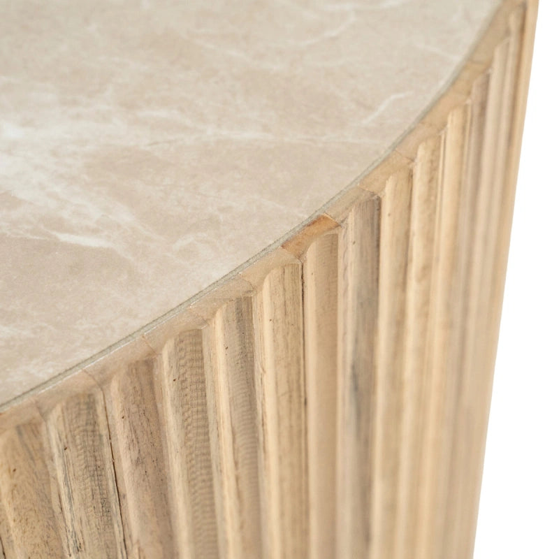 Nice Salontafel Set – Bruin & Natural | Set van 2 Tafels