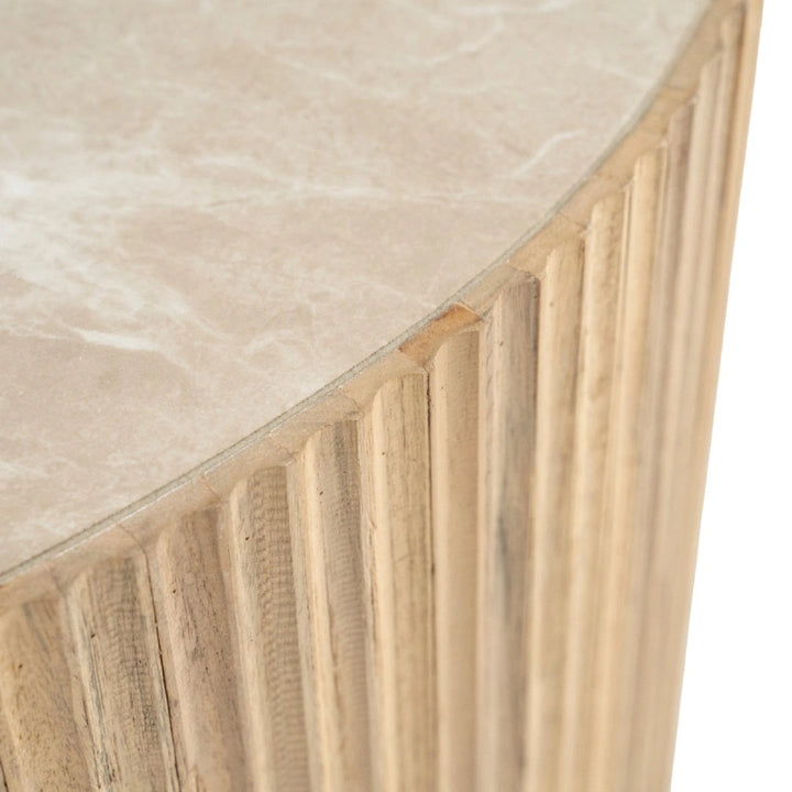 Nice Salontafel Set – Bruin & Natural | Set van 2 Tafels