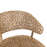 Miso Eetkamerstoel Set – Taupe & Bruin | Stoel met Stoffen Zitting (Set van 2)