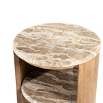 Marbelon Bijzettafel – Mango Hout & Marmer | Luxe Design