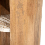 Marbelon Bijzettafel – Mango Hout & Marmer | Luxe Design