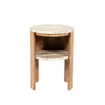 Marbelon Bijzettafel – Mango Hout & Marmer | Luxe Design
