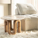 LoopStone Tafel – Salontafel & Bijzettafel | Mango Hout & Marmer
