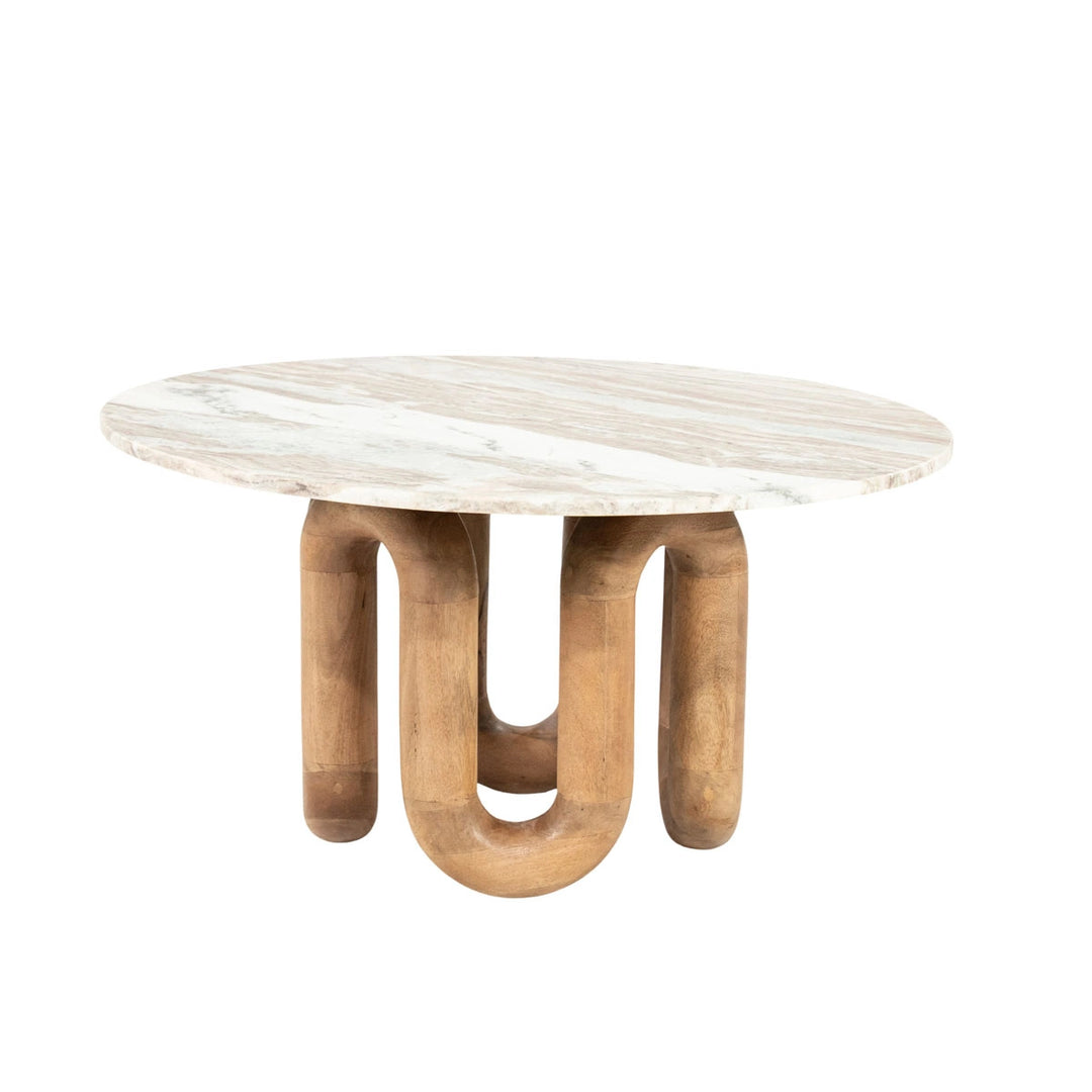 LoopStone Tafel – Salontafel & Bijzettafel | Mango Hout & Marmer