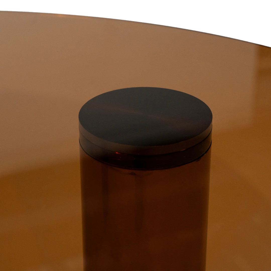 Aero Tafel Set – Salontafel & Bijzettafel | Glas & Resin Design