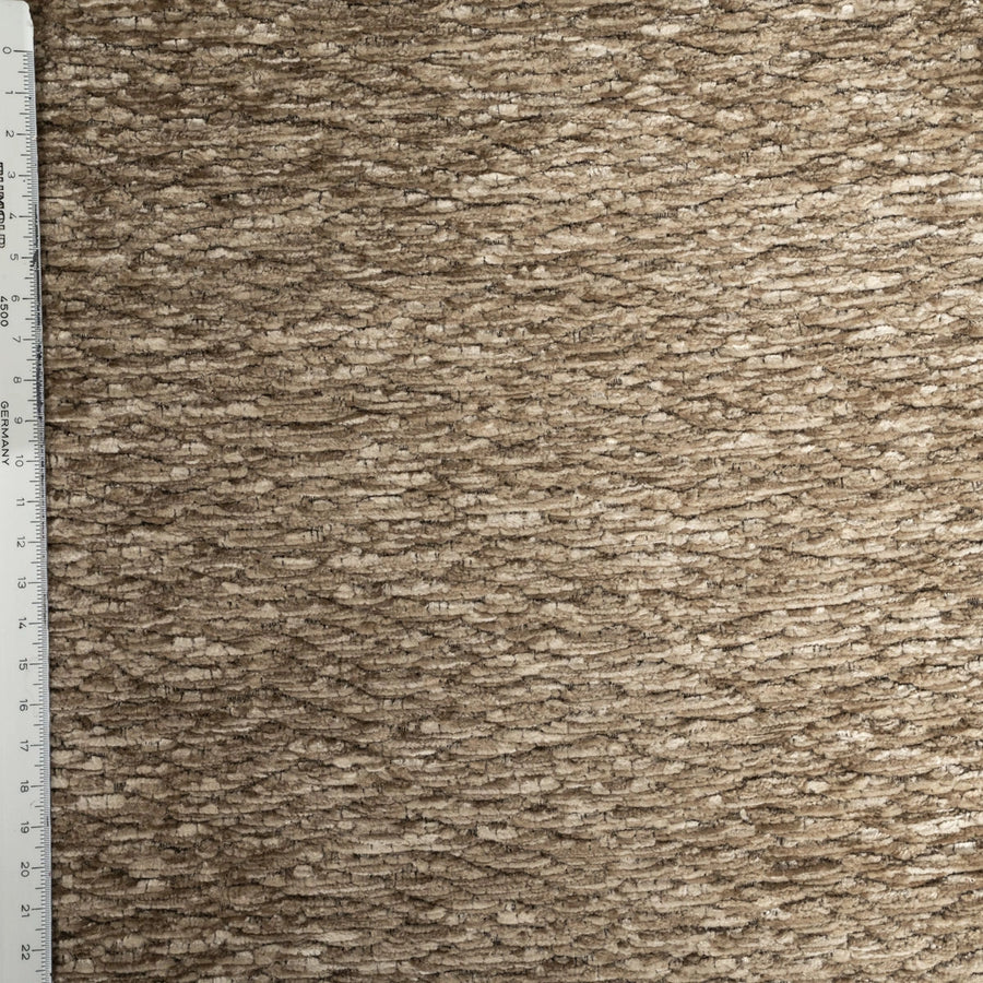 Chromette Fauteuil – Taupe & Bruin | Design Stoel met Stalen Frame